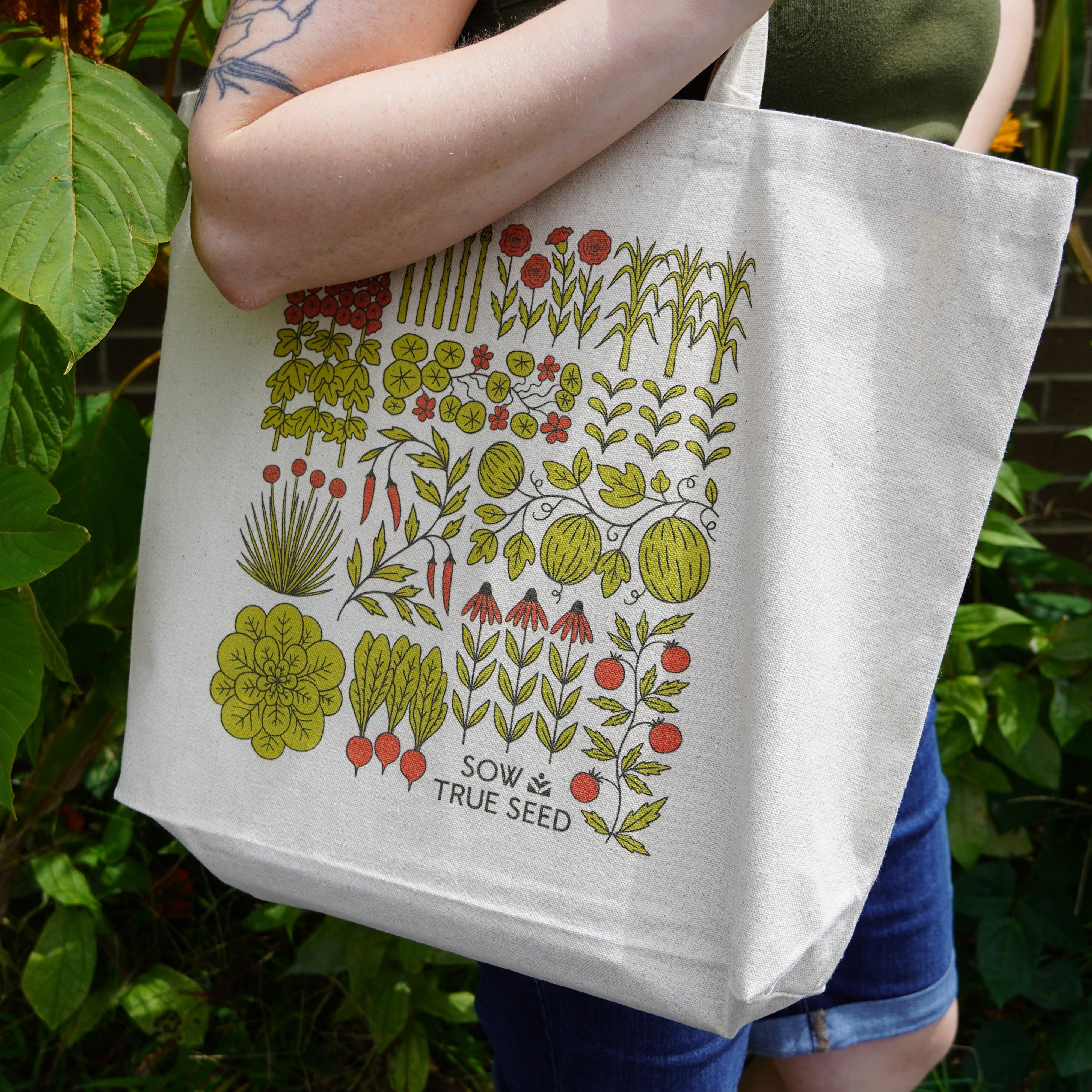 Garden Quilt Tote Bag - Sow True Seed