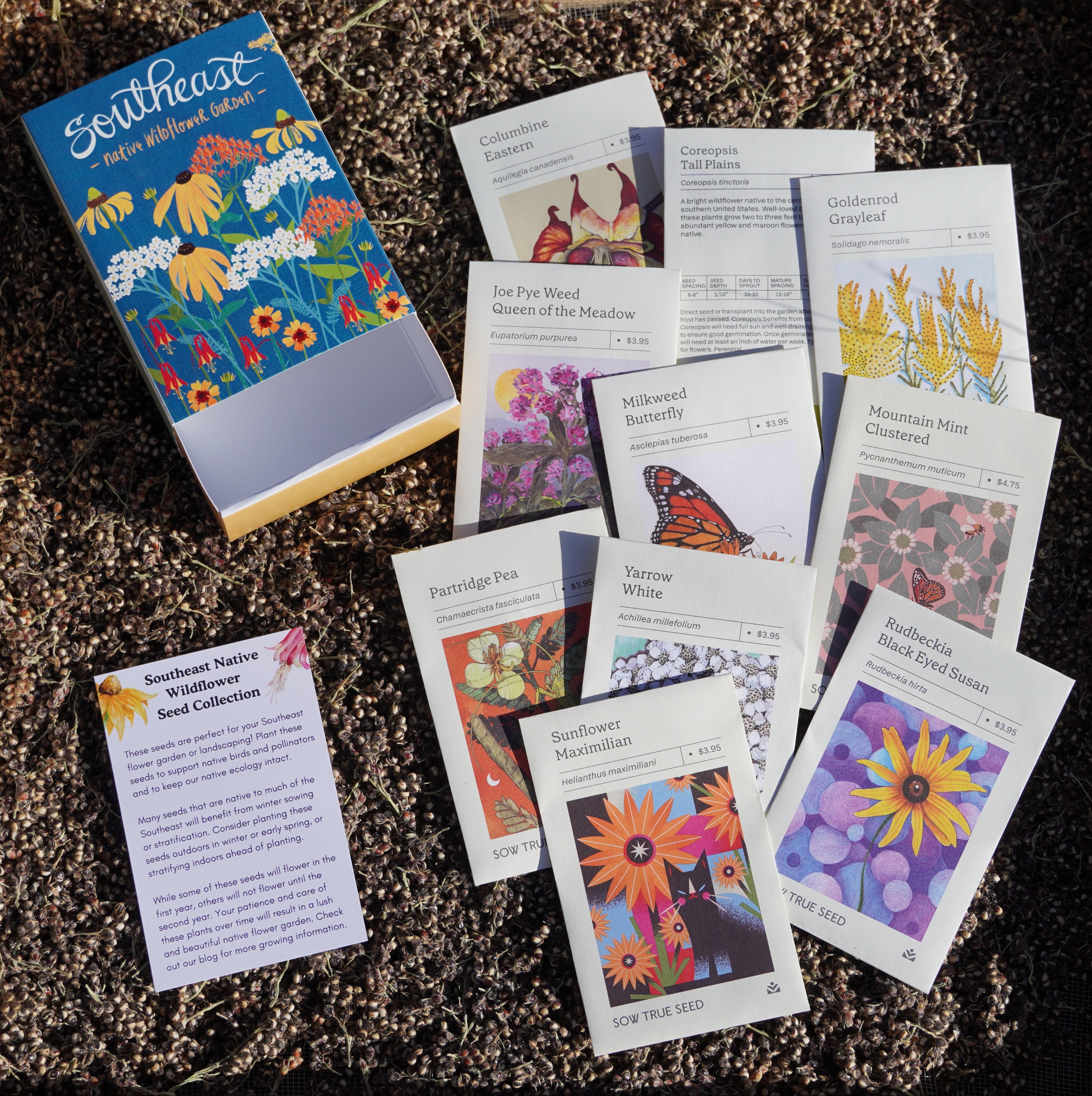 Southeast Native Wildflower Collection Box - Sow True Seed