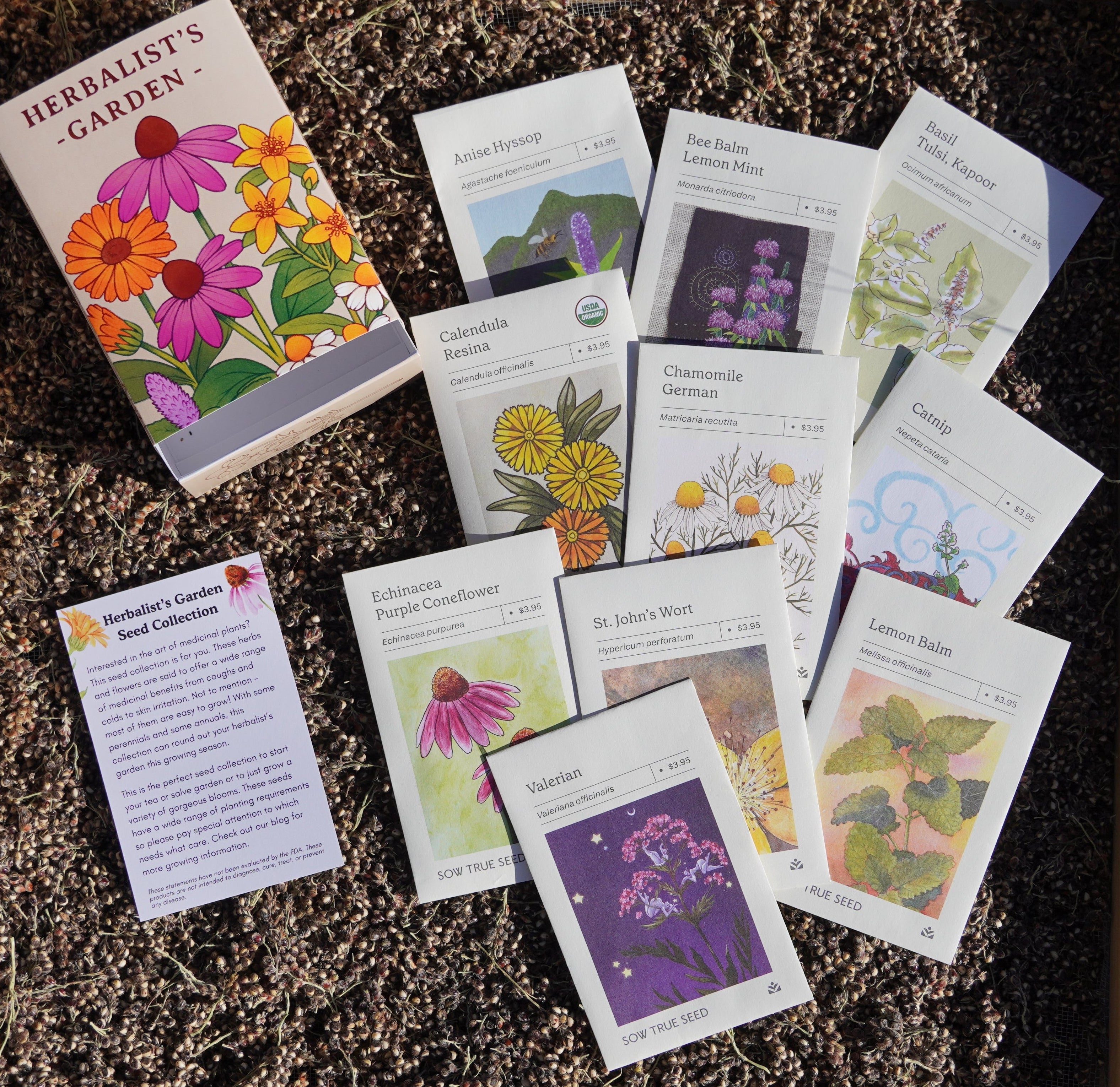 Herbalist's Garden Seed Collection Box - Sow True Seed