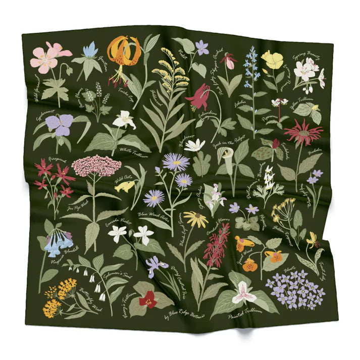 Blue Ridge Botanic Field Guide Bandanas - Sow True Seed