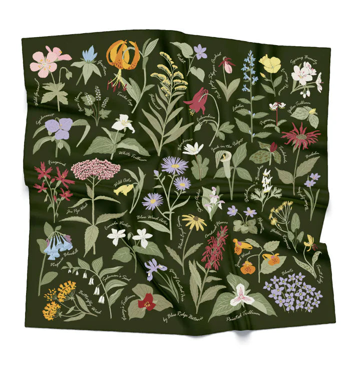 Blue Ridge Botanic Field Guide Bandanas - Sow True Seed