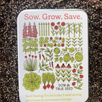 Seed Saving Tin - Sow True Seed