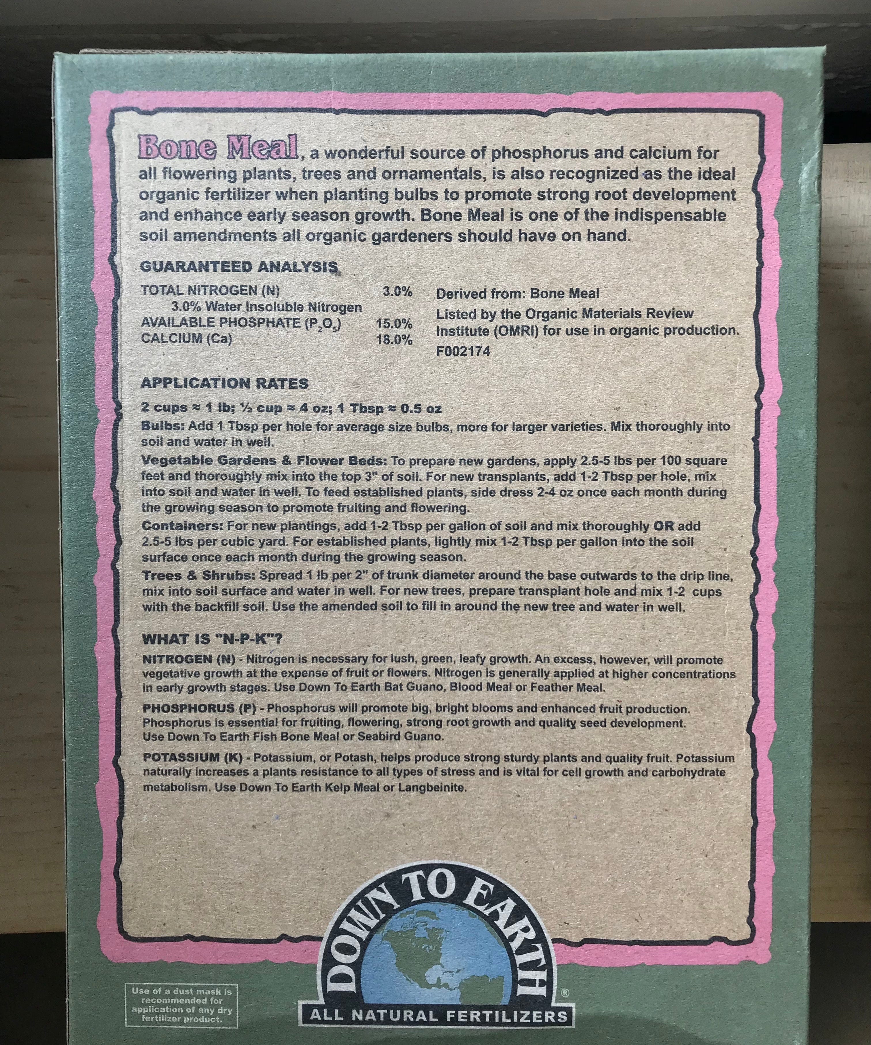 Bone Meal - Sow True Seed