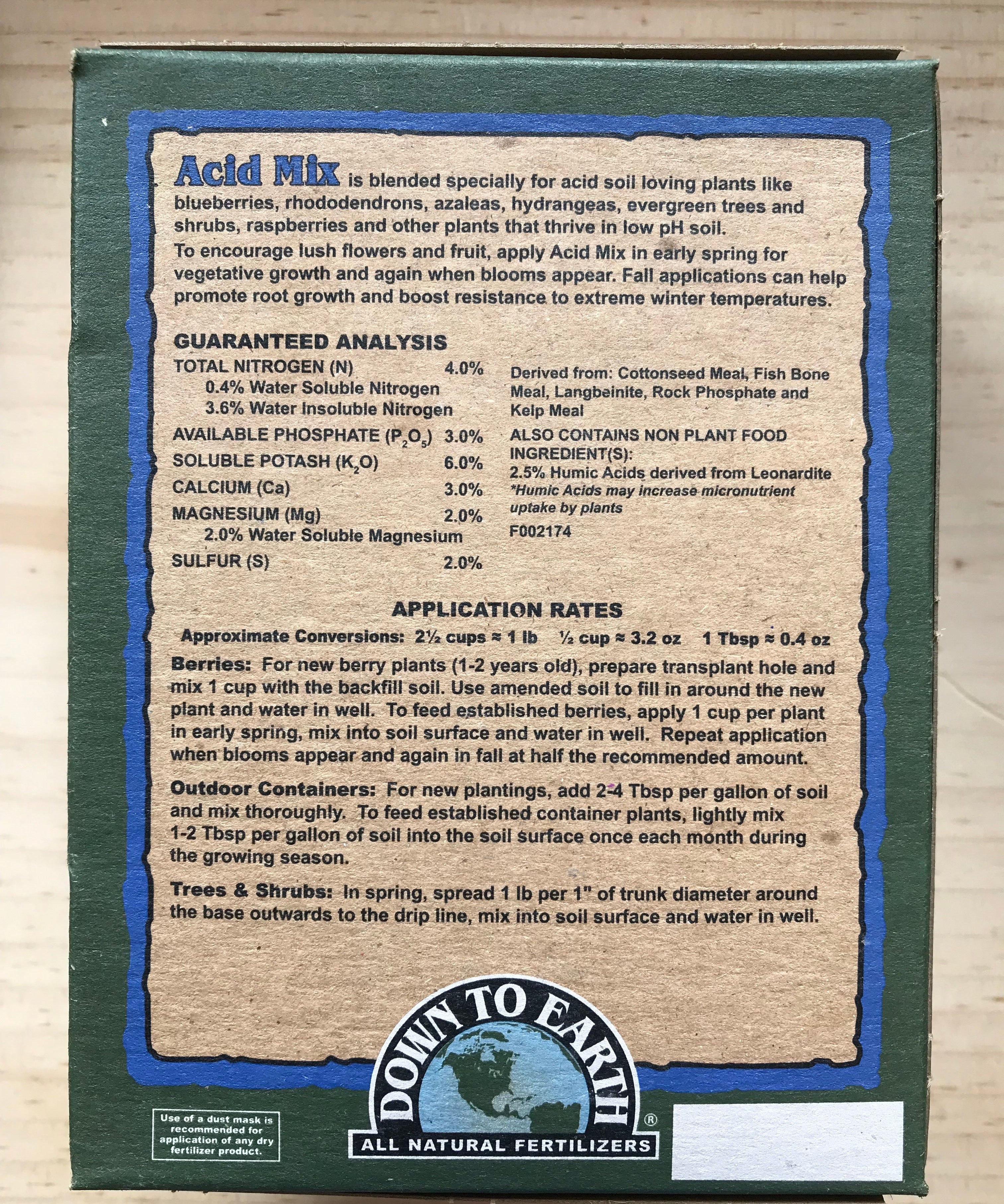 Acid Mix - Sow True Seed